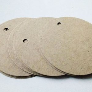 étiquettes kraft rondes