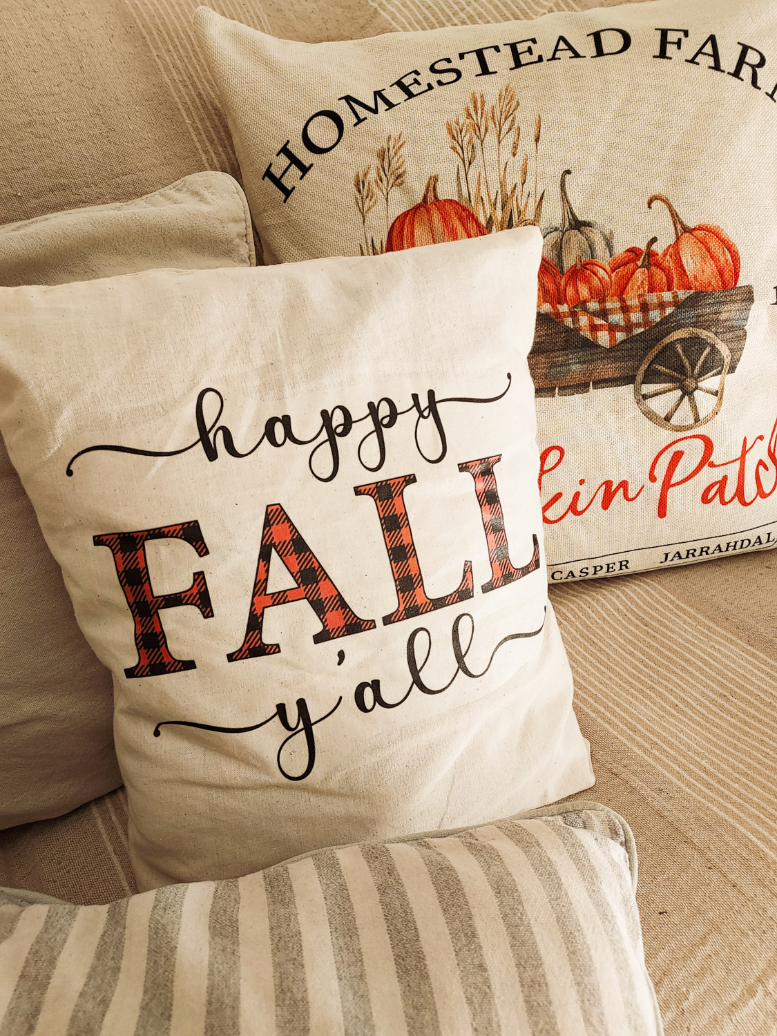 coussin happy fall