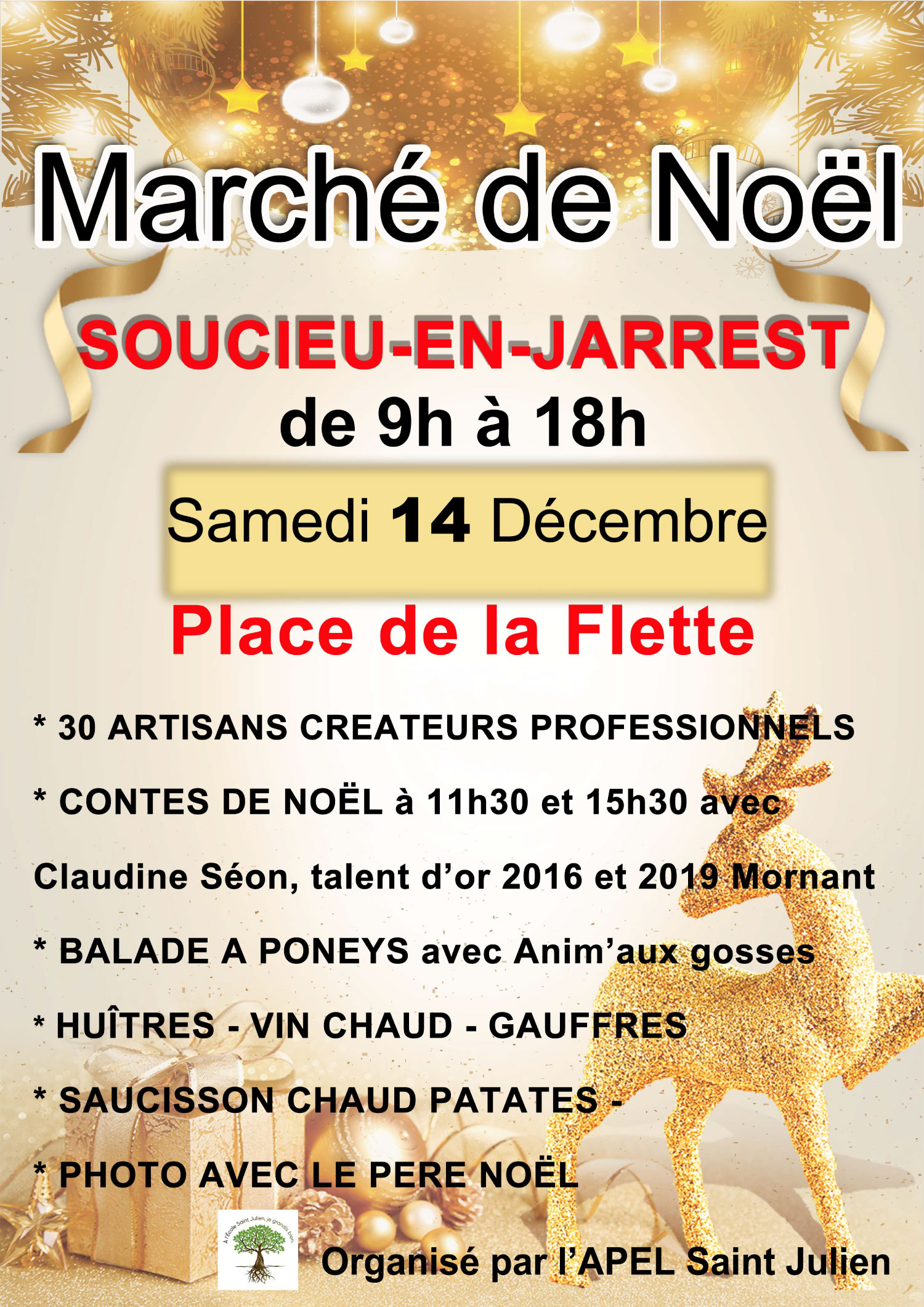 Marché de Noël de Soucieu en Jarrest