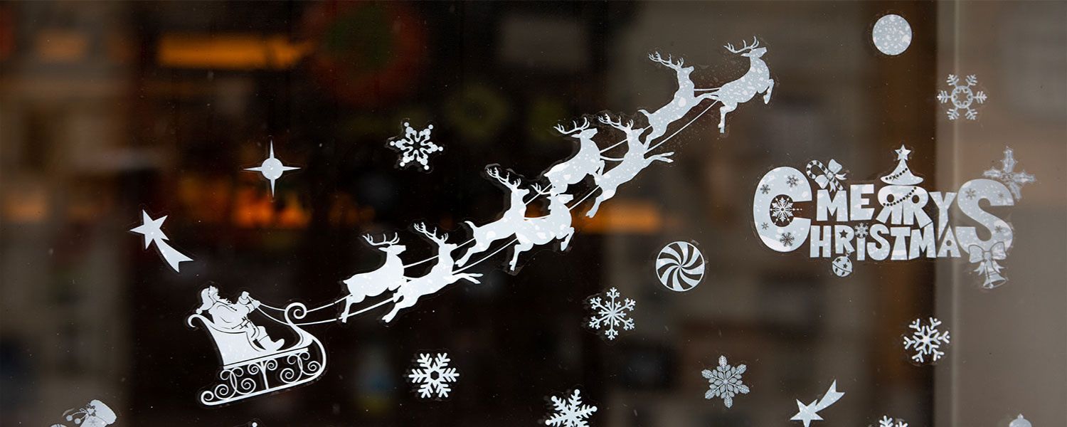 Décor vitres Noël