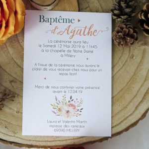 Faire-part bébé Nooky l'écureuil