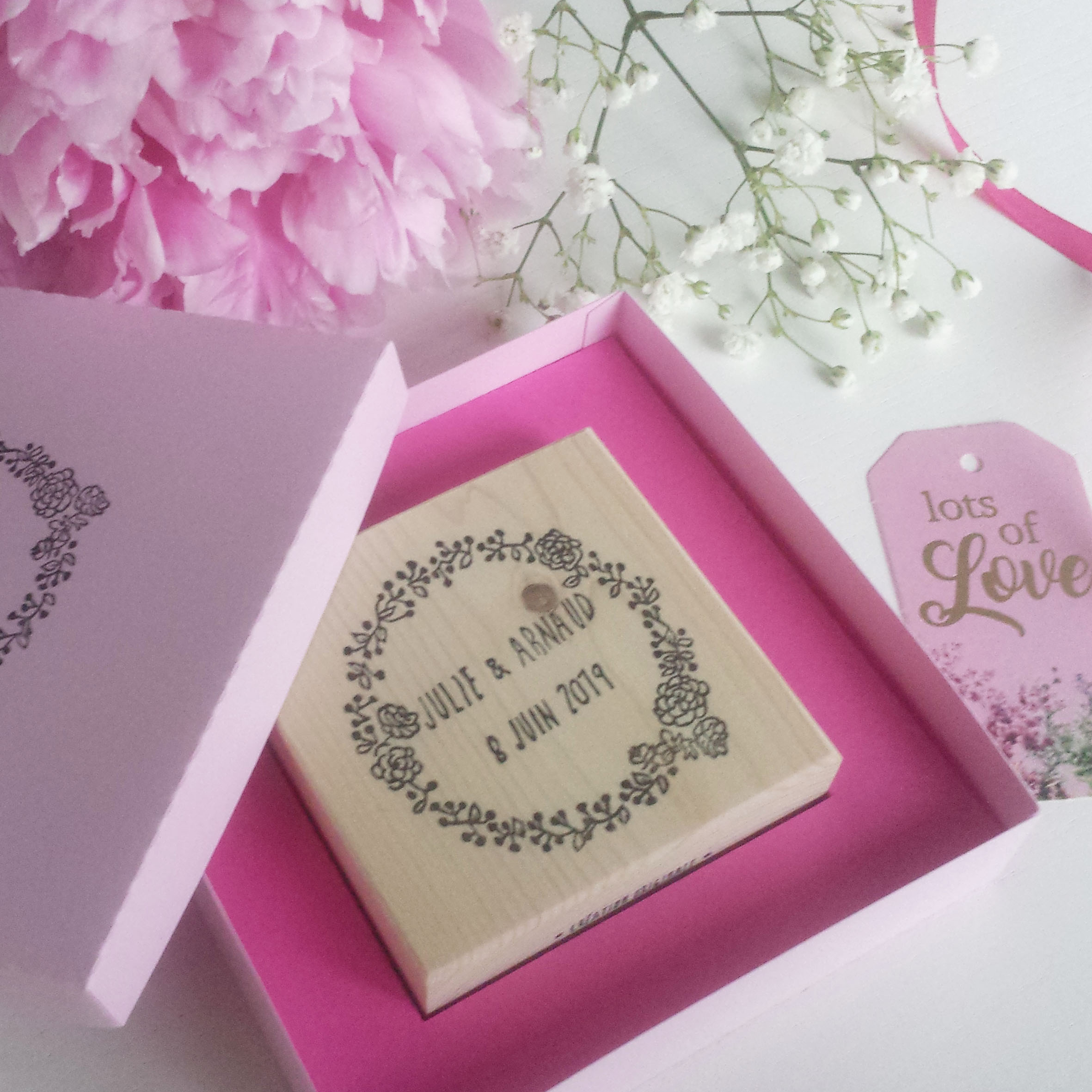 tampon mariage by @rose de biboun