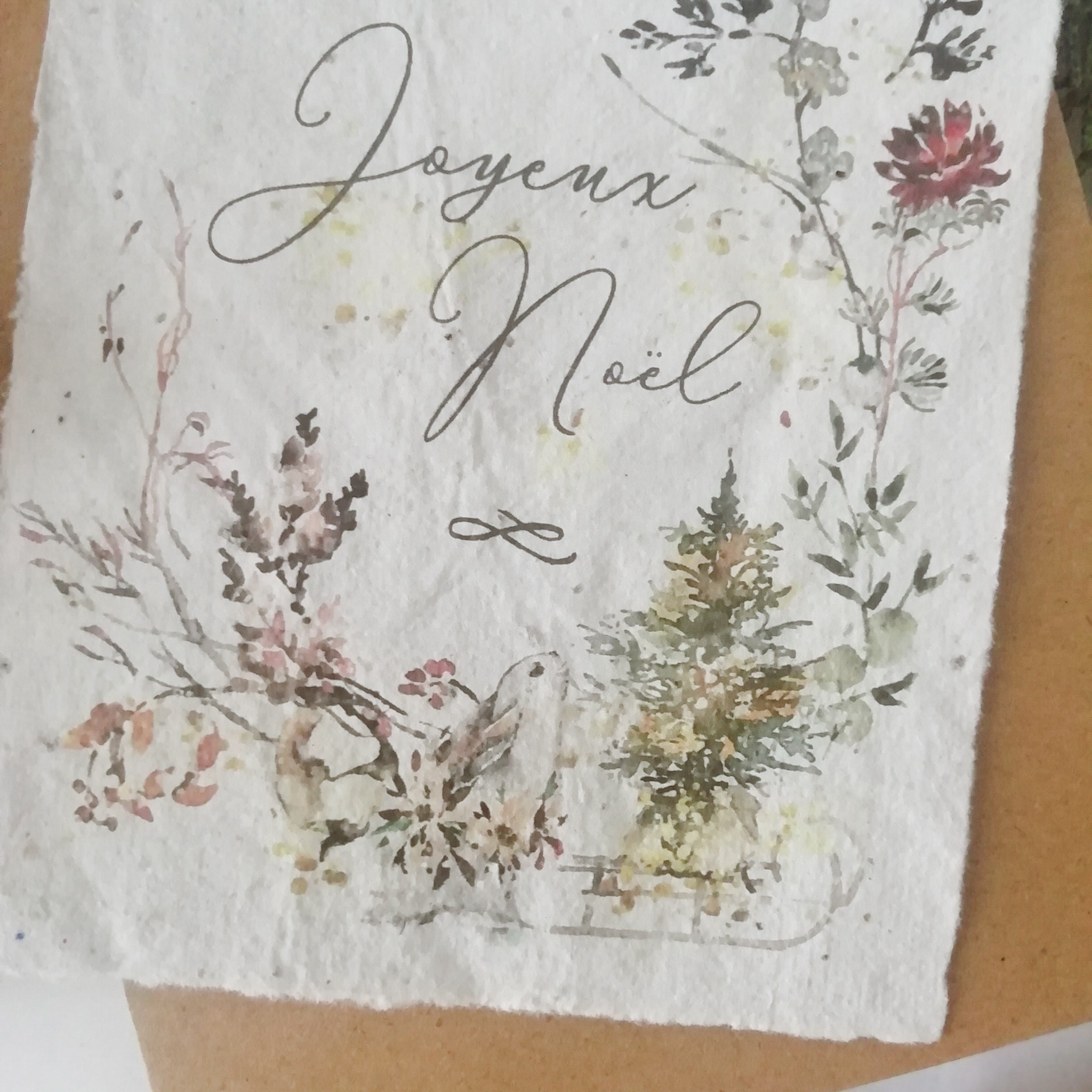 Carte à planter Joyeux Noël