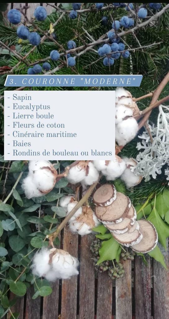Tuto couronne de Noël sur Arborescence