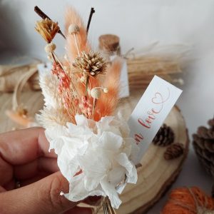 Mini collection d'automne - petit bouquet de fleurs séchées