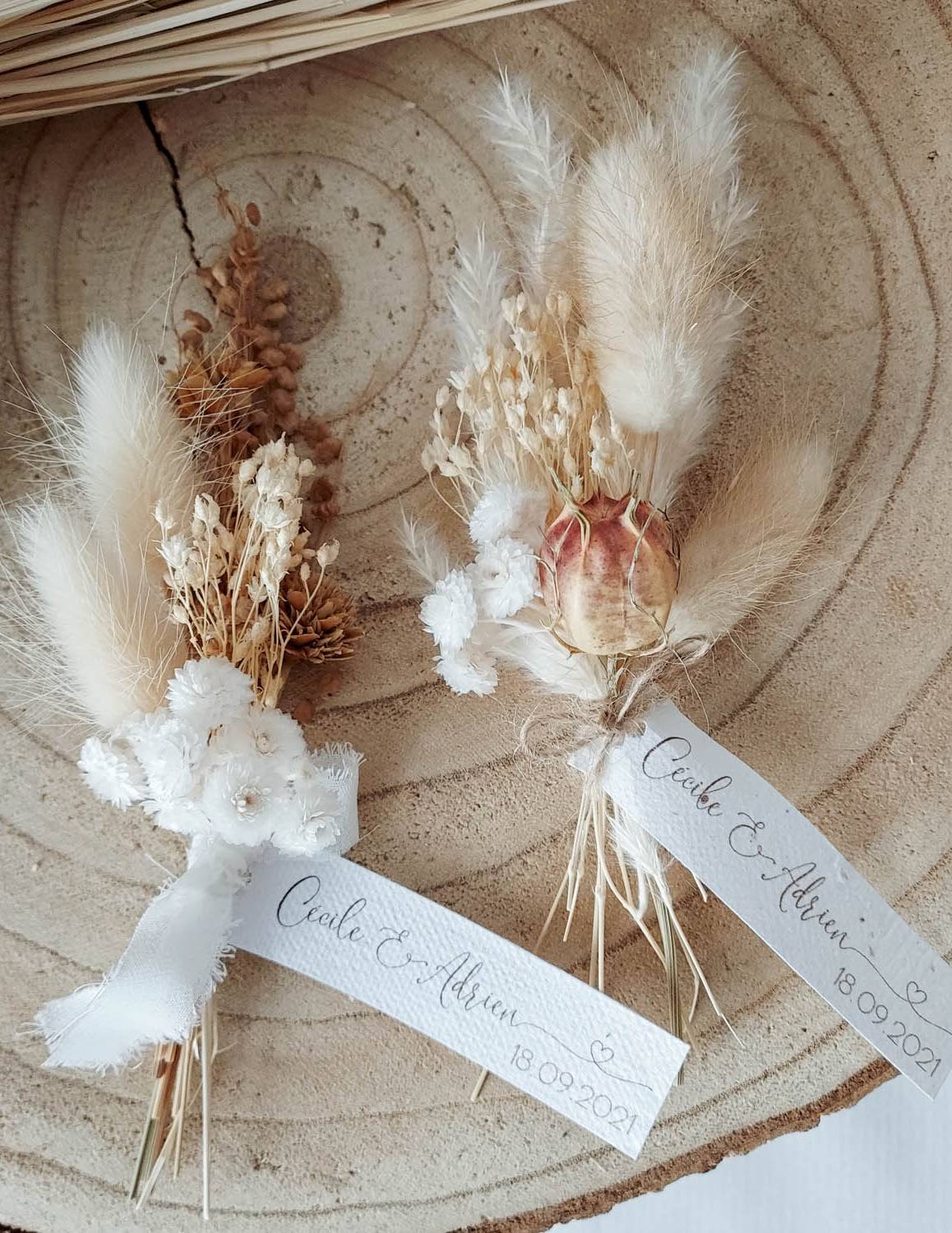 mini-bouquet fleurs séchées