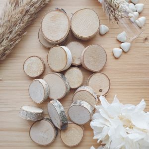 rondins de bois de bouleau