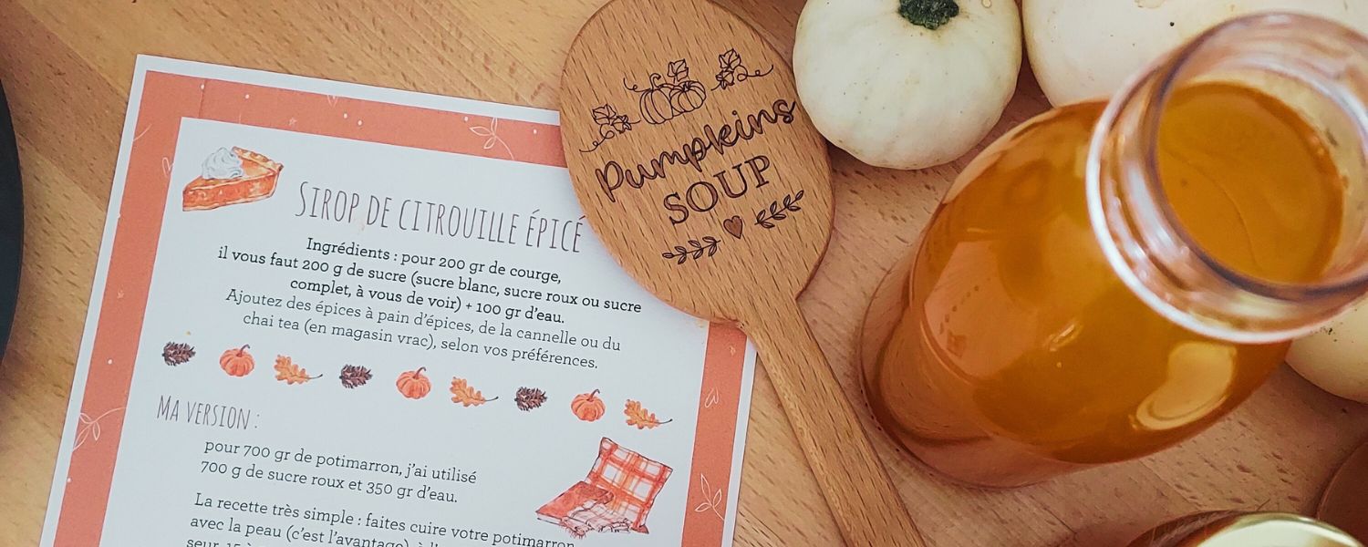 Recette sirop pumpkin spice