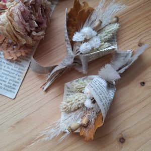mini bouquet "lecture d'automne"