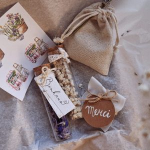 eprouvettes fleurs sechees