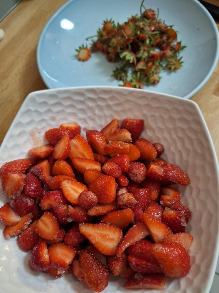 recette fraises sureau