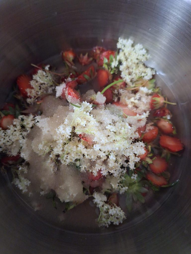 recette fraises sureau