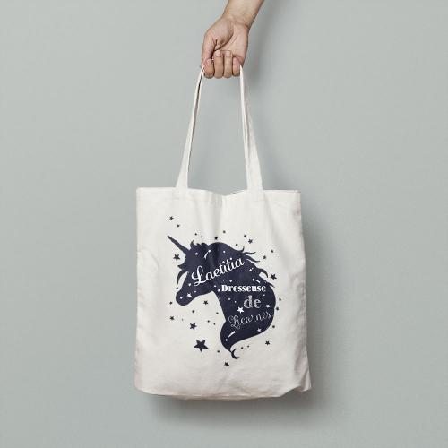 Tote bag Licorne